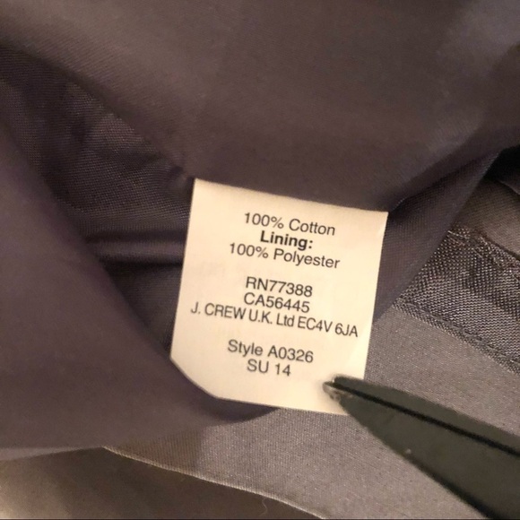 J. Crew‎ Karlie Dress Charcoal Gray Sleeveless Short Bridesmaid Size 4 Classic - Picture 9 of 10